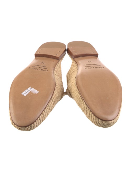 Carrie Forbes Raffia Mules