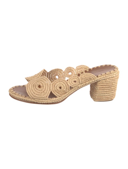 Carrie Forbes Raffia Cutout Accent Espadrilles