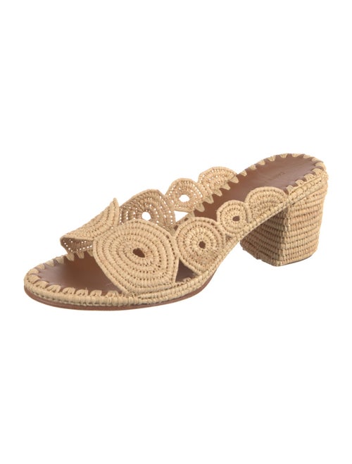 Carrie Forbes Raffia Cutout Accent Espadrilles