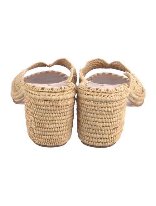 Carrie Forbes Raffia Cutout Accent Espadrilles