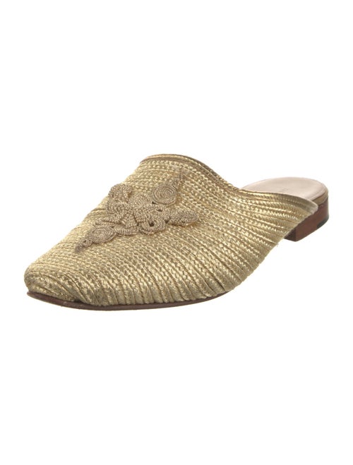 Carrie Forbes Raffia Mules