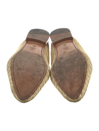 Carrie Forbes Raffia Mules