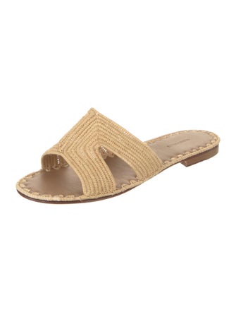 Carrie Forbes Raffia Slides