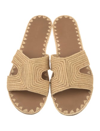 Carrie Forbes Raffia Slides
