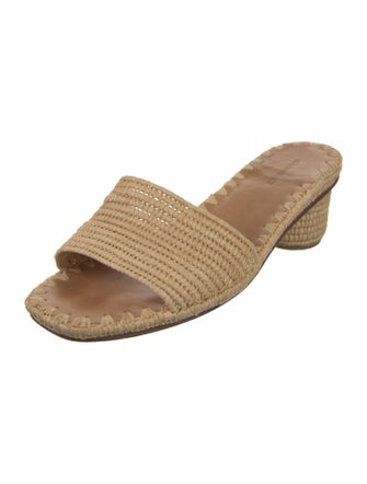 Carrie Forbes Raffia Slides