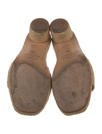 Carrie Forbes Raffia Slides