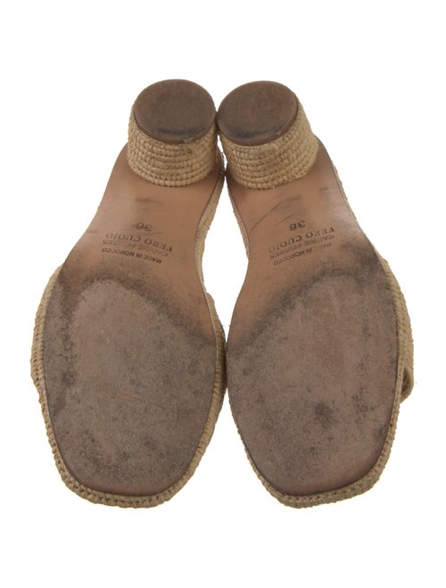 Carrie Forbes Raffia Slides