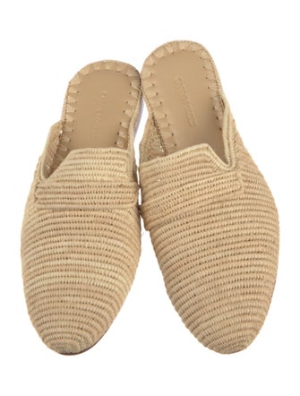 Carrie Forbes Raffia Mules