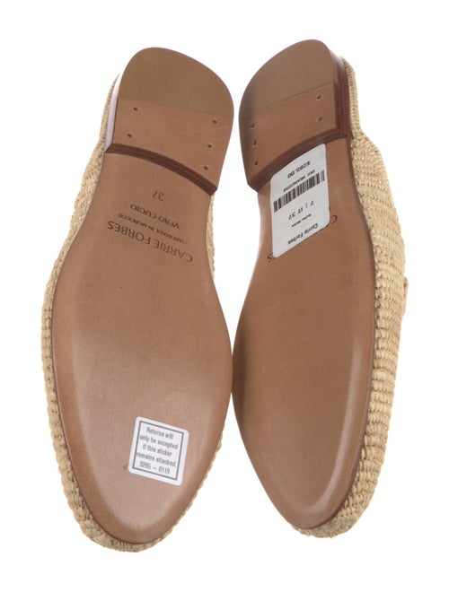 Carrie Forbes Raffia Mules