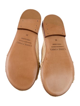 Carrie Forbes Raffia Sandals
