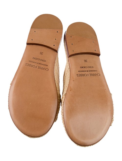 Carrie Forbes Raffia Sandals