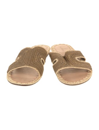 Carrie Forbes Raffia Slides