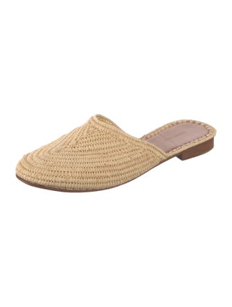 Carrie Forbes Raffia Mules