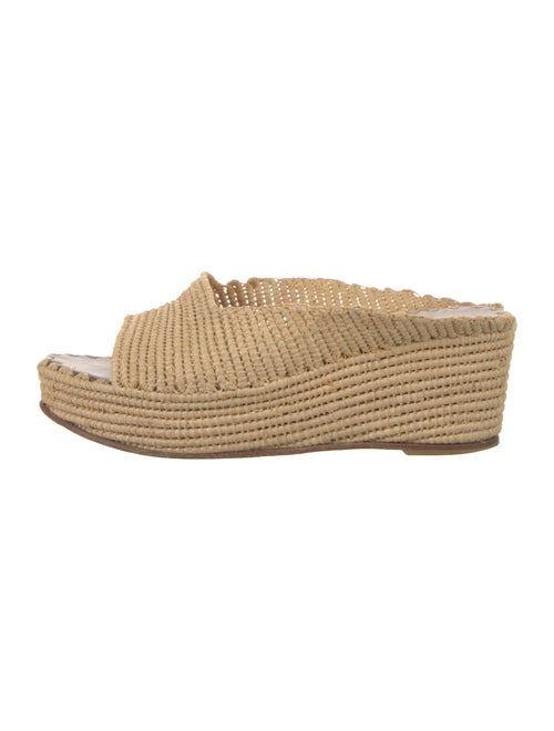 Carrie Forbes Straw Scalloped Accent Espadrilles