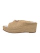 Carrie Forbes Straw Scalloped Accent Espadrilles