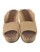 Carrie Forbes Straw Scalloped Accent Espadrilles