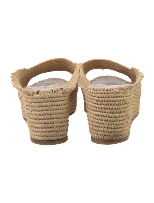 Carrie Forbes Straw Scalloped Accent Espadrilles