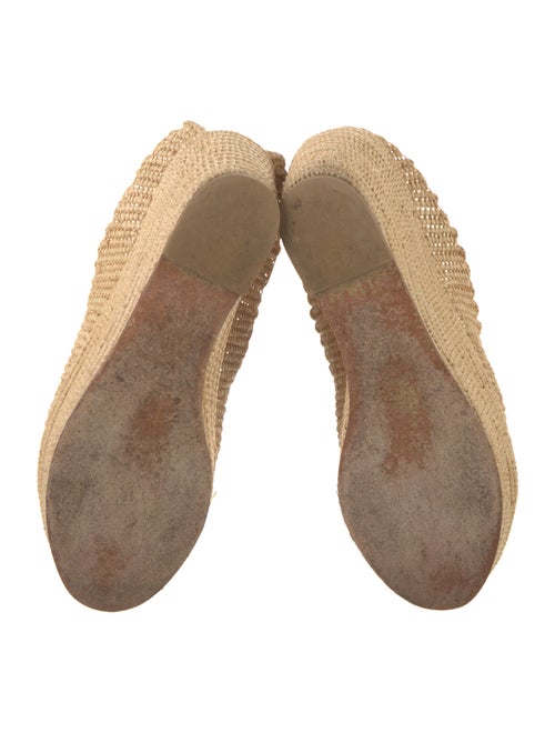 Carrie Forbes Straw Scalloped Accent Espadrilles