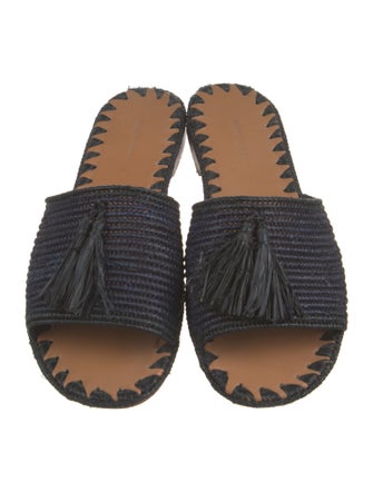 Carrie Forbes Raffia Slides