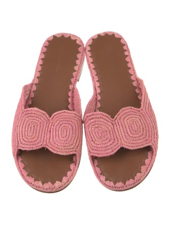 Carrie Forbes Raffia Slides