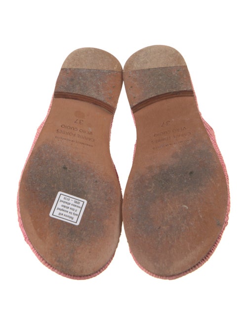 Carrie Forbes Raffia Slides