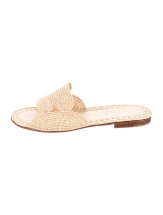 Carrie Forbes Raffia Slides