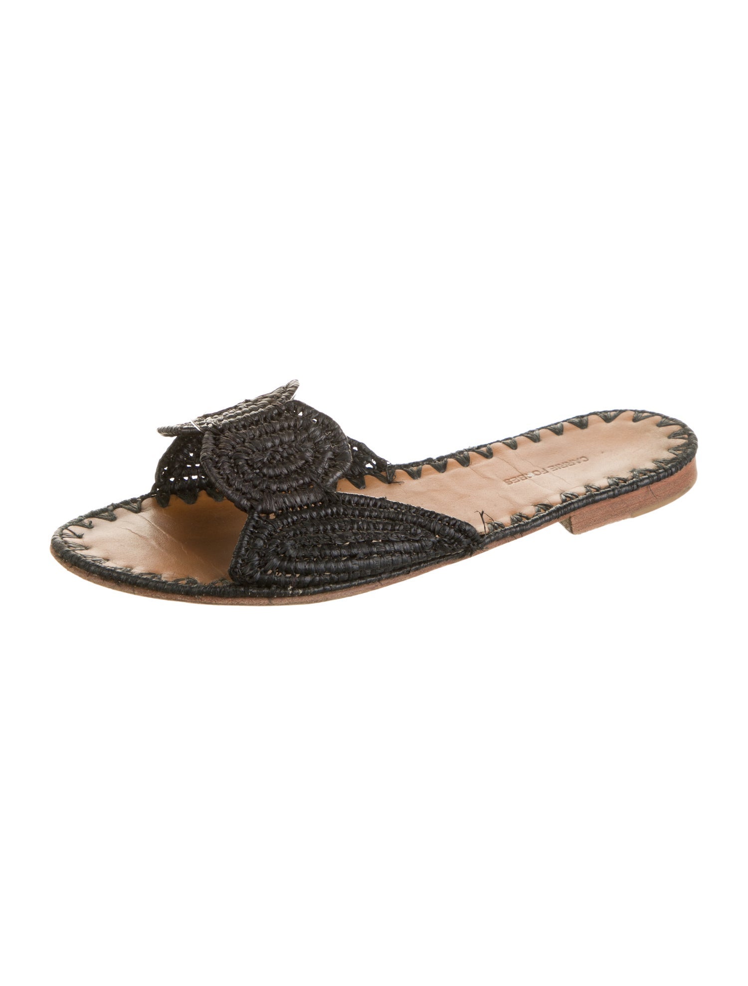 Carrie Forbes Raffia Slides