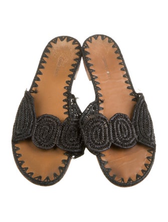 Carrie Forbes Raffia Slides