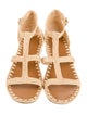Carrie Forbes Straw Gladiator Sandals