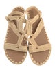 Carrie Forbes Straw Gladiator Sandals