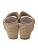 Carrie Forbes Straw Espadrilles