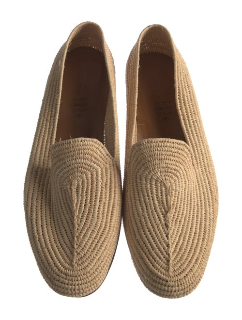 Carrie Forbes Raffia Patterned Loafers