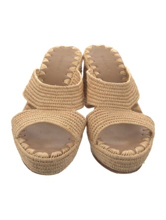 Carrie Forbes Straw Espadrilles