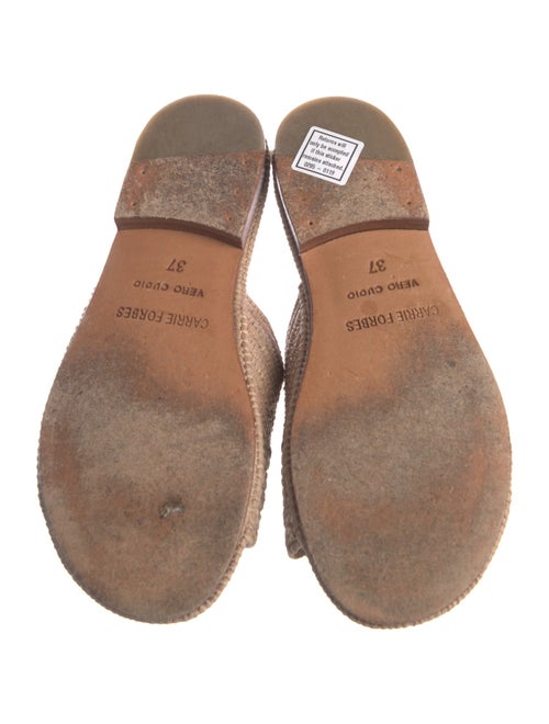 Carrie Forbes Raffia Slides