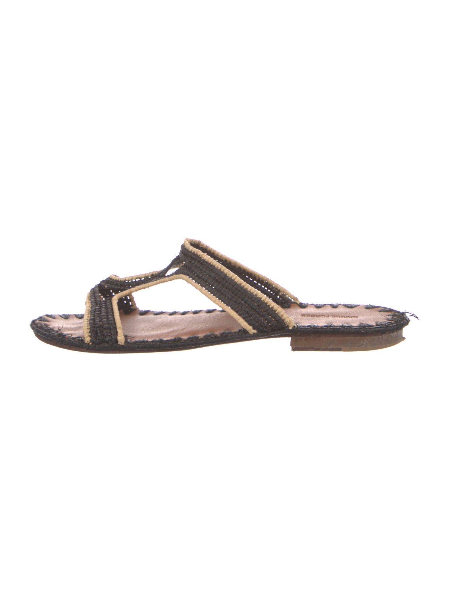 Carrie Forbes Raffia Printed Slides