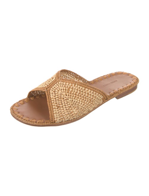 Carrie Forbes Raffia Printed Slides