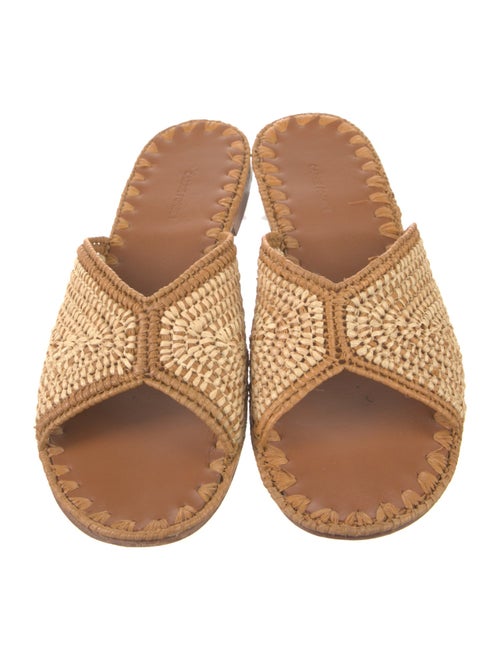 Carrie Forbes Raffia Printed Slides