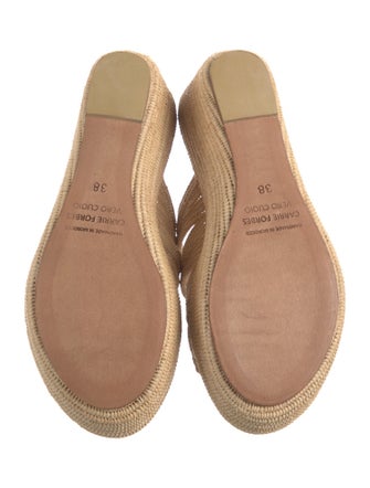 Carrie Forbes Raffia Espadrilles