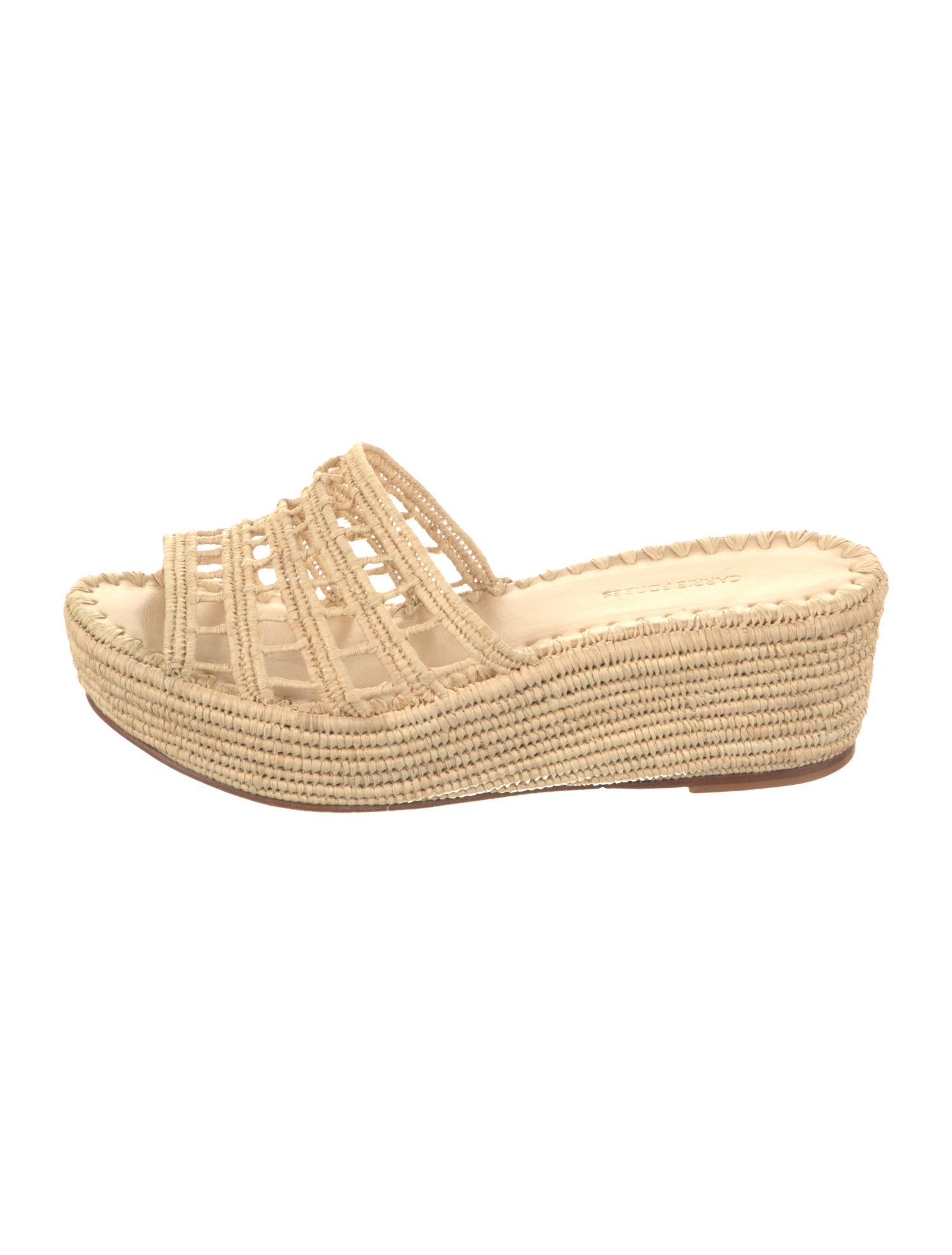 Carrie Forbes Raffia Whipstitch Trim Espadrilles