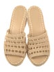 Carrie Forbes Raffia Whipstitch Trim Espadrilles