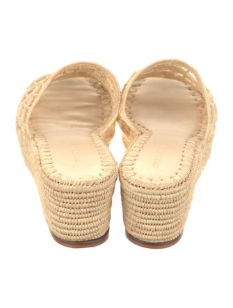 Carrie Forbes Raffia Whipstitch Trim Espadrilles