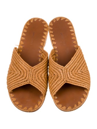 Carrie Forbes Raffia Slides