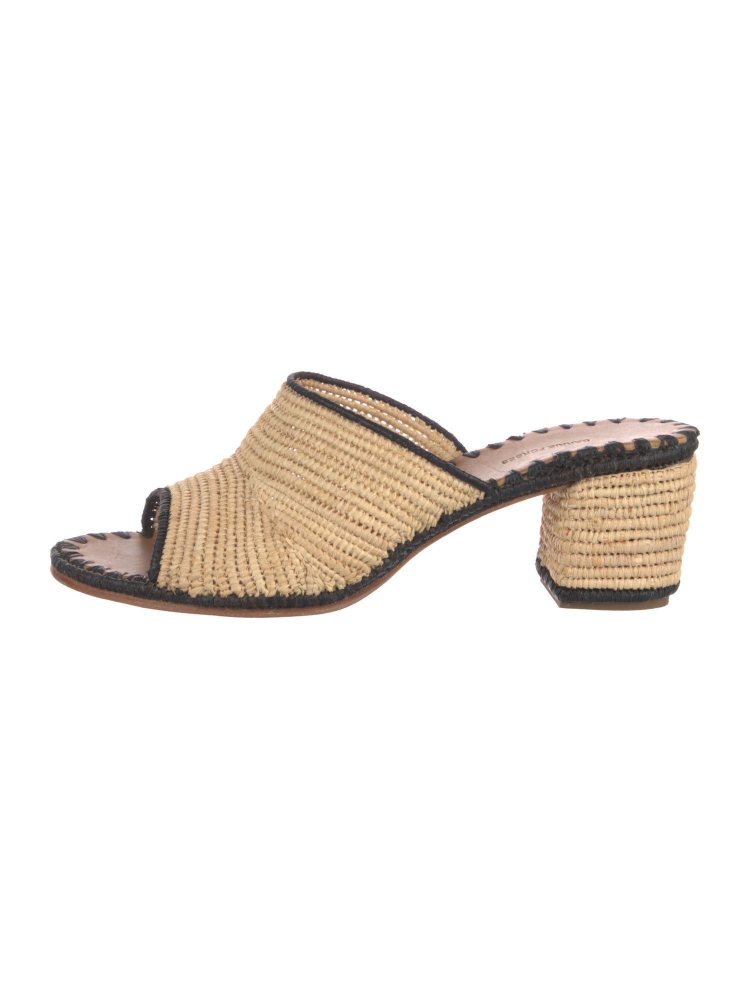 Carrie Forbes Raffia Slides