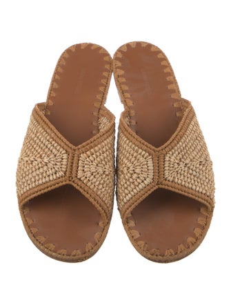 Carrie Forbes Raffia Slides