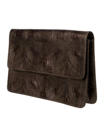 Carrie Forbes Leather Clutch