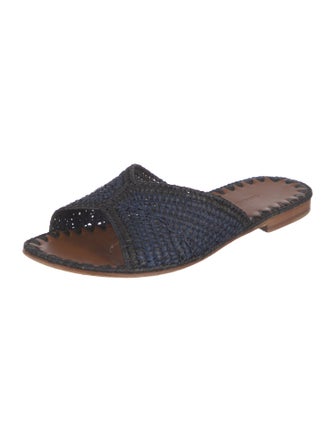 Carrie Forbes Raffia Slides