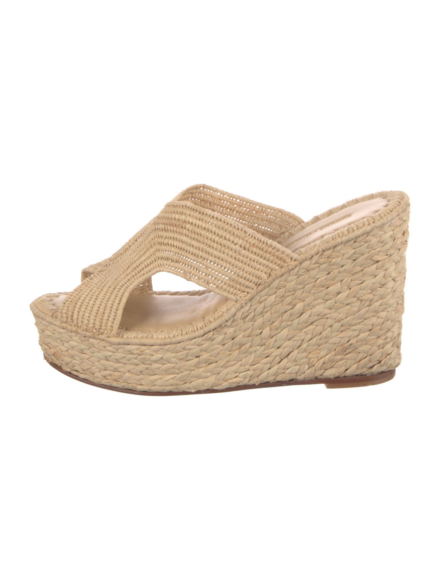 Carrie Forbes Raffia Braided Accents Espadrilles