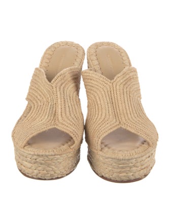 Carrie Forbes Raffia Braided Accents Espadrilles
