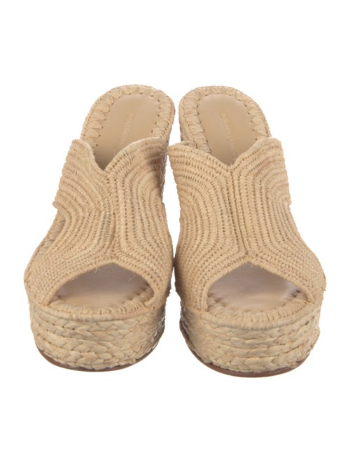 Carrie Forbes Raffia Braided Accents Espadrilles