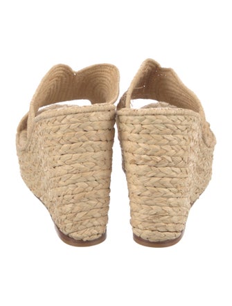 Carrie Forbes Raffia Braided Accents Espadrilles